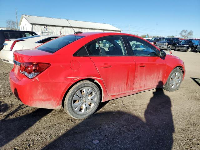 1G1PC5SH2G7144763 - 2016 CHEVROLET CRUZE LIMI LS RED photo 3