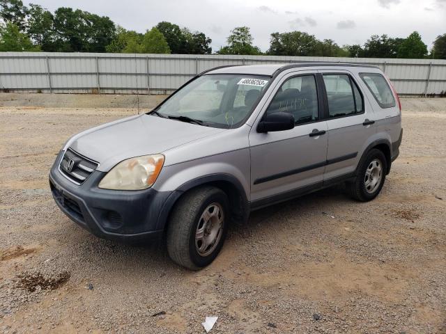 JHLRD68595C000747 - 2005 HONDA CR-V LX SILVER photo 1