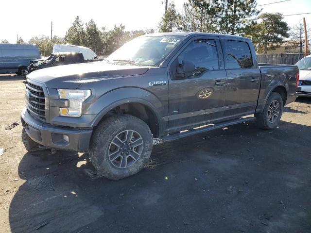 1FTEW1EP0GKF68957 - 2016 FORD F150 SUPERCREW GRAY photo 1