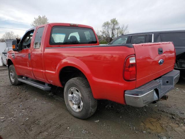 1FTSX2BR2AEA02963 - 2010 FORD F250 SUPER DUTY RED photo 2