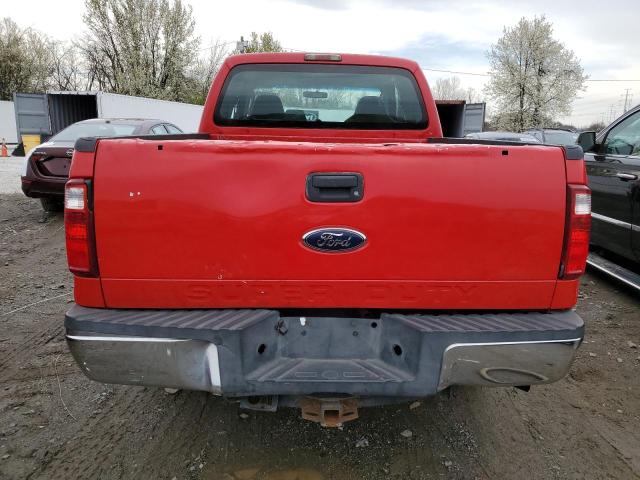 1FTSX2BR2AEA02963 - 2010 FORD F250 SUPER DUTY RED photo 6