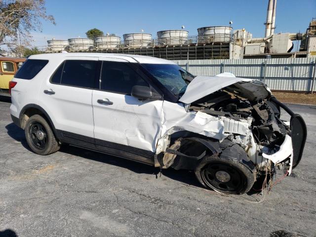 1FM5K8AR4GGC67313 - 2016 FORD EXPLORER POLICE INTERCEPTOR WHITE photo 1