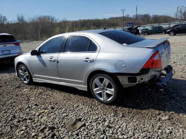 3FAHP0KC4BR317651 - 2011 FORD FUSION SPORT SILVER photo 2