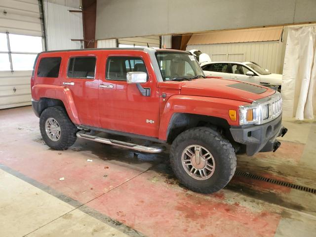 5GTDN13E778182154 - 2007 HUMMER H3 RED photo 4