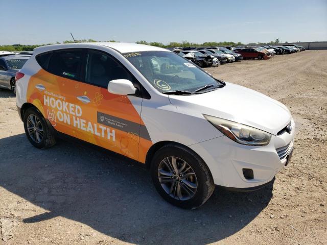 KM8JT3AF5FU099850 - 2015 HYUNDAI TUCSON GLS ORANGE photo 4