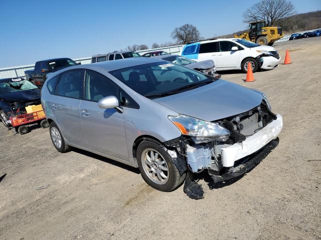 JTDZN3EU4EJ002941 - 2014 TOYOTA PRIUS V SILVER photo 4