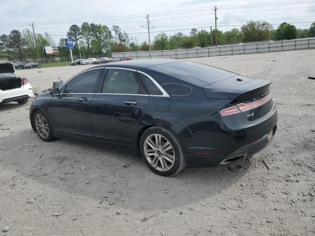 3LN6L2GK1ER803049 - 2014 LINCOLN MKZ BLUE photo 2