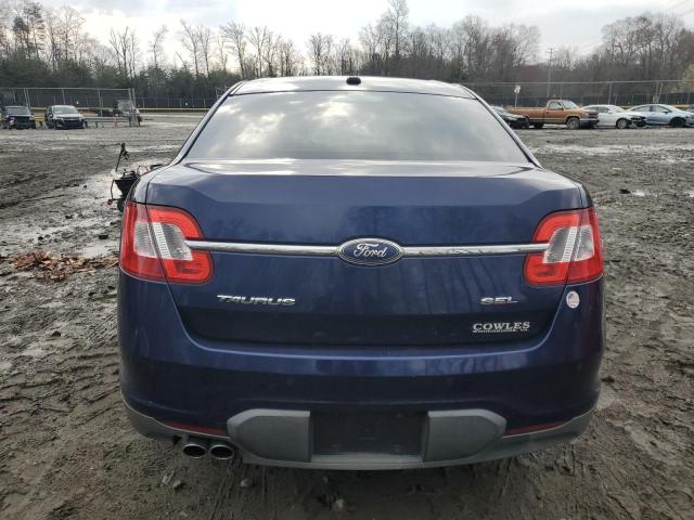 1FAHP2EW6BG155093 - 2011 FORD TAURUS SEL BLUE photo 6