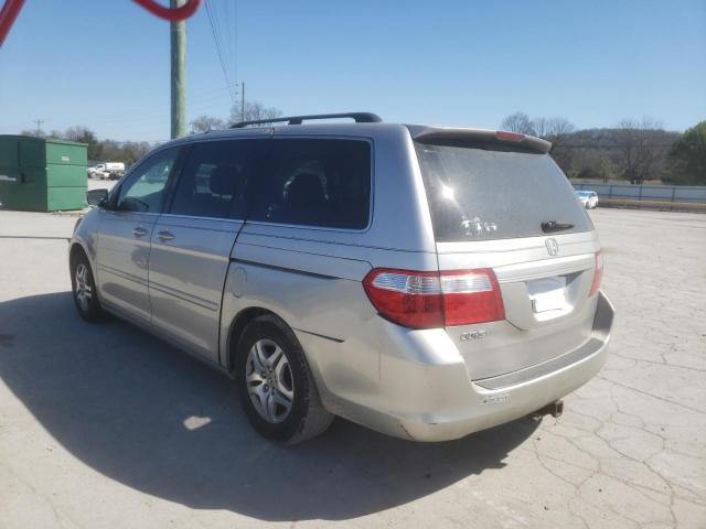 5FNRL38707B114495 - 2007 HONDA ODYSSEY EXL SILVER photo 2