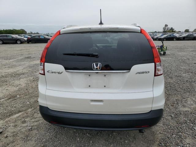 5J6RM4H72DL070991 - 2013 HONDA CR-V EXL WHITE photo 6