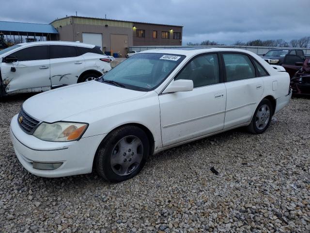 4T1BF28B03U333736 - 2003 TOYOTA AVALON XL WHITE photo 1