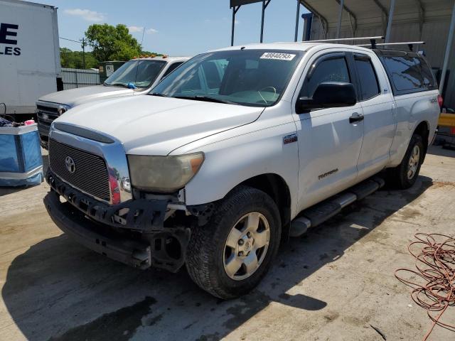 5TBRV54178S477468 - 2008 TOYOTA TUNDRA DOUBLE CAB WHITE photo 1