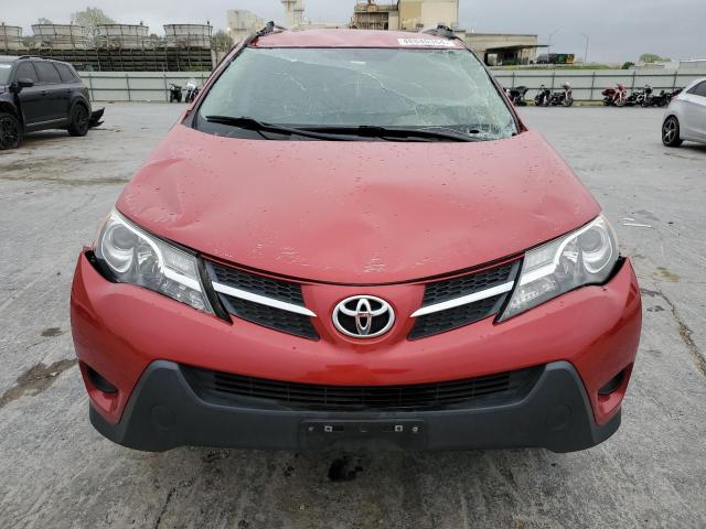 2T3ZFREVXDW005979 - 2013 TOYOTA RAV4 LE RED photo 5