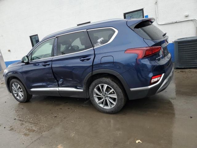 5NMS3CAD7KH062288 - 2019 HYUNDAI SANTA FE SEL BLUE photo 2