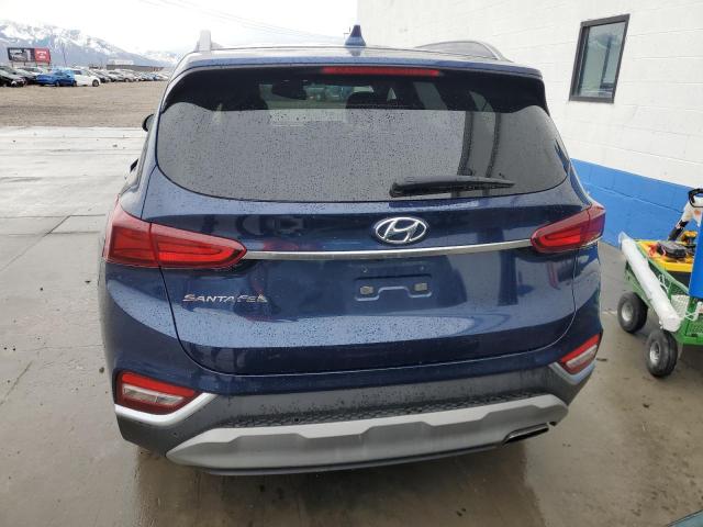 5NMS3CAD7KH062288 - 2019 HYUNDAI SANTA FE SEL BLUE photo 6