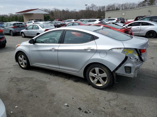 KMHDH4AEXDU863880 - 2013 HYUNDAI ELANTRA GLS SILVER photo 2