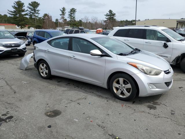 KMHDH4AEXDU863880 - 2013 HYUNDAI ELANTRA GLS SILVER photo 4