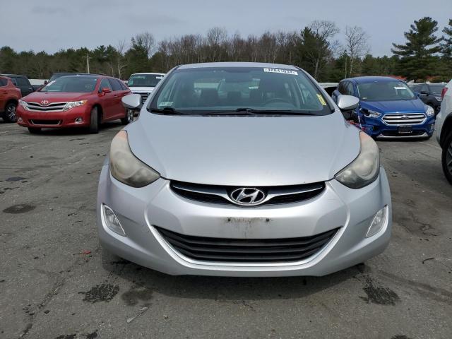 KMHDH4AEXDU863880 - 2013 HYUNDAI ELANTRA GLS SILVER photo 5