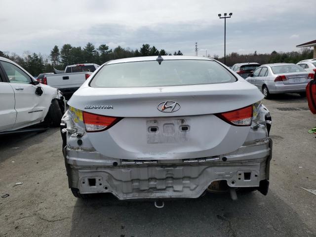 KMHDH4AEXDU863880 - 2013 HYUNDAI ELANTRA GLS SILVER photo 6