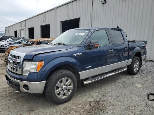 1FTFW1ET9DFD60680 - 2013 FORD F150 SUPERCREW BLUE photo 1
