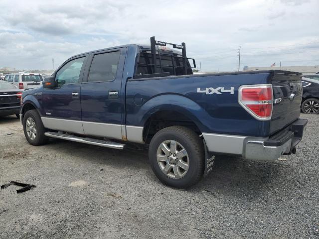 1FTFW1ET9DFD60680 - 2013 FORD F150 SUPERCREW BLUE photo 2