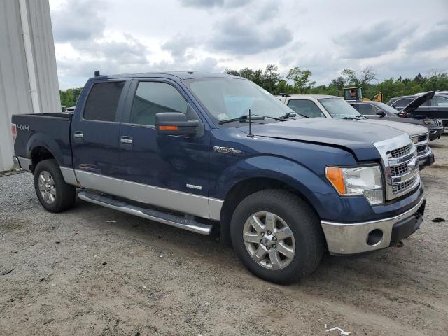 1FTFW1ET9DFD60680 - 2013 FORD F150 SUPERCREW BLUE photo 4