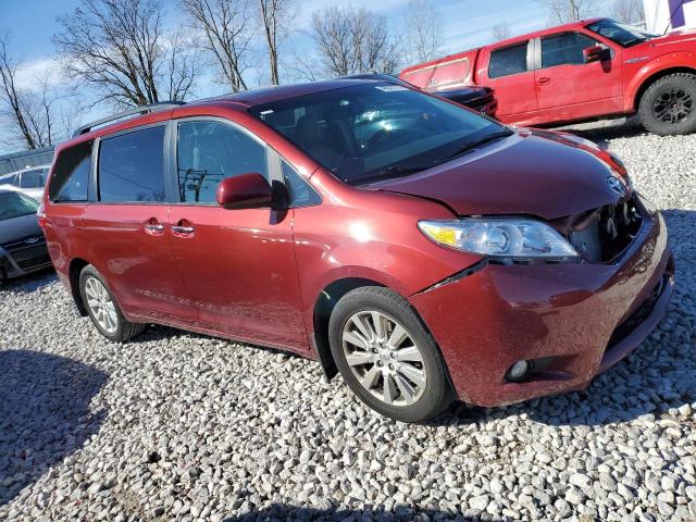 5TDDK3DC2FS094776 - 2015 TOYOTA SIENNA XLE RED photo 4