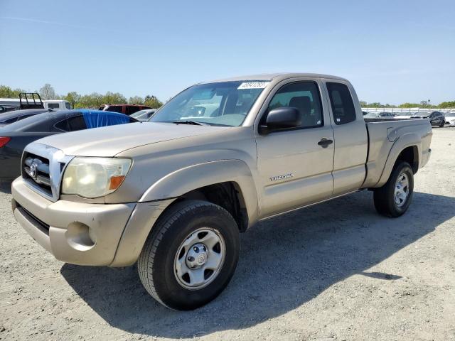 5TETU62N55Z122146 - 2005 TOYOTA TACOMA PRERUNNER ACCESS CAB TAN photo 1