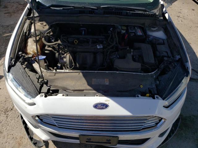 1FA6P0H77E5351950 - 2014 FORD FUSION SE WHITE photo 11