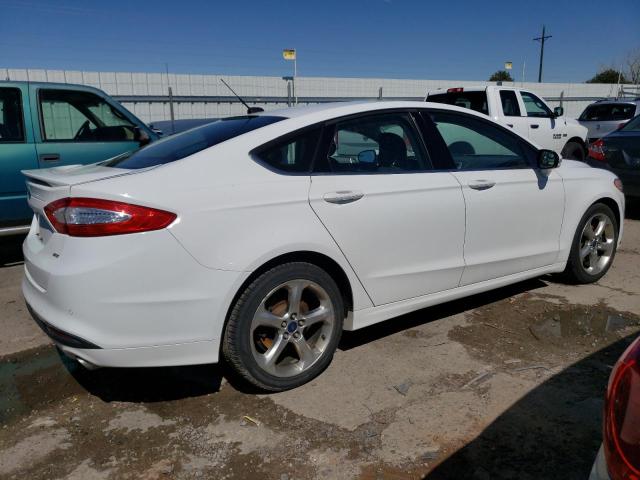 1FA6P0H77E5351950 - 2014 FORD FUSION SE WHITE photo 3