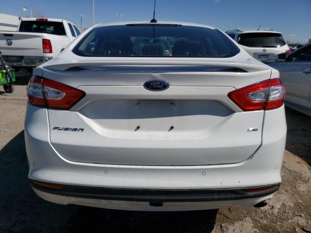 1FA6P0H77E5351950 - 2014 FORD FUSION SE WHITE photo 6