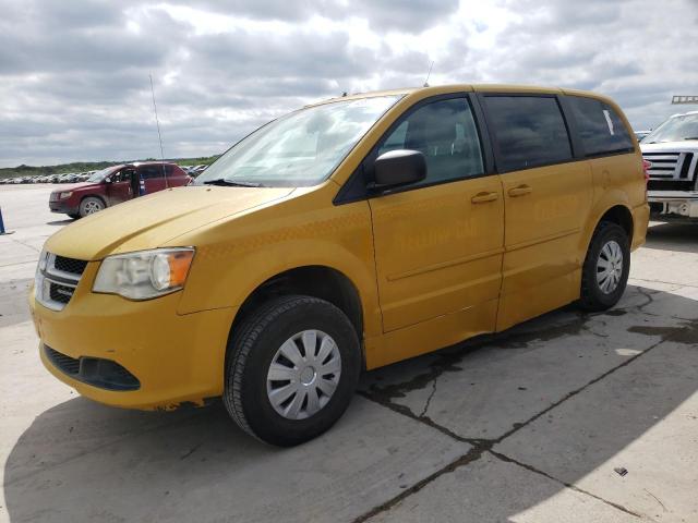 2D4RN4DG4BR778918 - 2011 DODGE GRAND CARA EXPRESS YELLOW photo 1