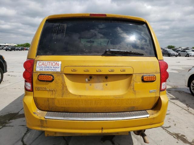 2D4RN4DG4BR778918 - 2011 DODGE GRAND CARA EXPRESS YELLOW photo 6