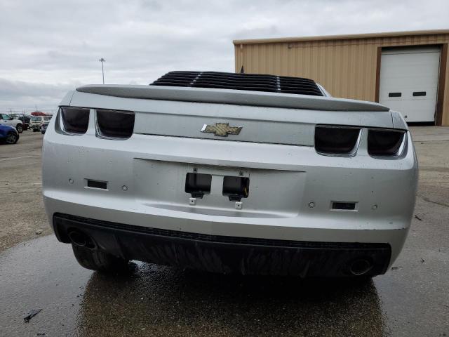 2G1FB1ED0B9130707 - 2011 CHEVROLET CAMARO LT SILVER photo 6