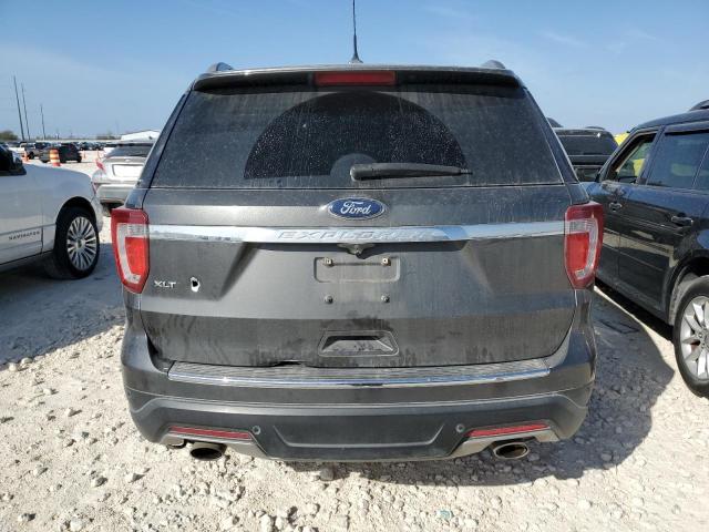1FM5K7D82JGC05588 - 2018 FORD EXPLORER XLT Gri fotoğraf 6