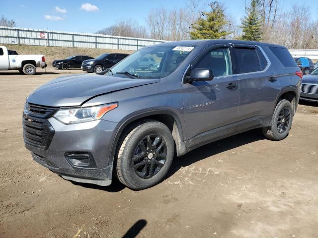 1GNEVFKW4KJ166120 - 2019 CHEVROLET TRAVERSE LS CHARCOAL photo 1