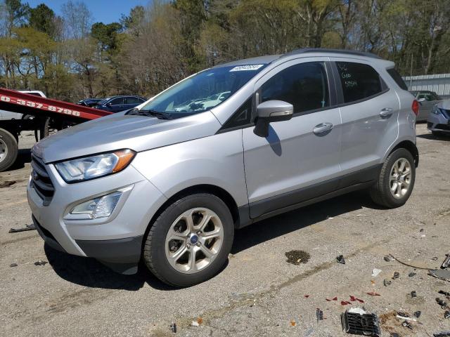 MAJ3S2GE9KC284420 - 2019 FORD ECOSPORT SE SILVER photo 1