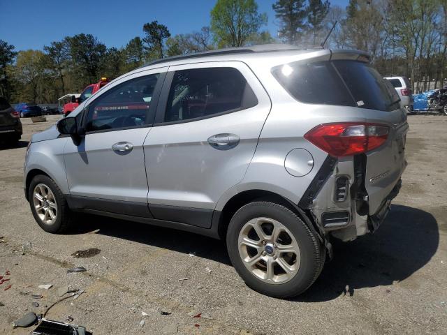 MAJ3S2GE9KC284420 - 2019 FORD ECOSPORT SE SILVER photo 2