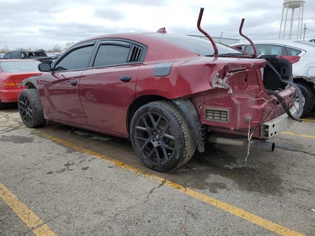 2C3CDXCT2JH210259 - 2018 DODGE CHARGER R/T BURGUNDY photo 2