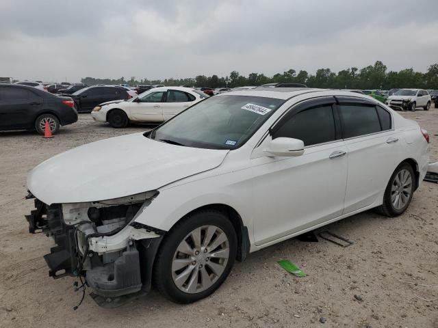 1HGCR3F84FA002081 - 2015 HONDA ACCORD EXL WHITE photo 1