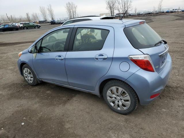 JTDKTUD32DD561262 - 2013 TOYOTA YARIS BLUE photo 2