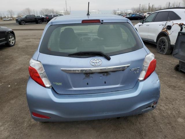 JTDKTUD32DD561262 - 2013 TOYOTA YARIS BLUE photo 6