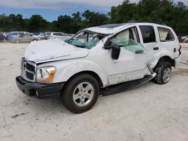 1D8HB58D44F191864 - 2004 DODGE DURANGO LIMITED WHITE photo 1