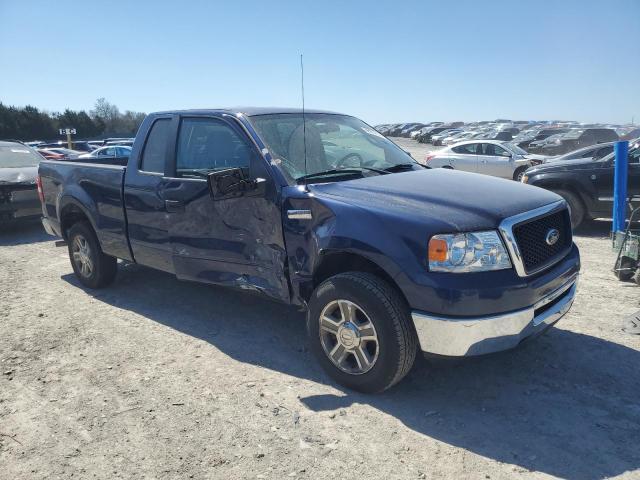 1FTRX12W58FC22911 - 2008 FORD F150 BLUE photo 4