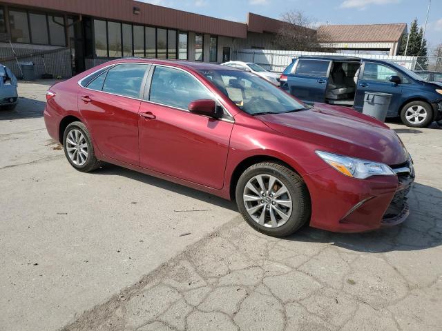 4T1BF1FK5HU715166 - 2017 TOYOTA CAMRY LE RED photo 4