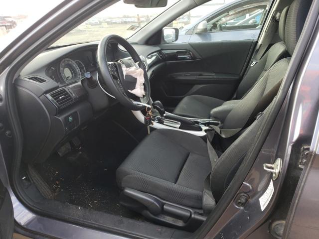 1HGCR2F38GA041210 - 2016 HONDA ACCORD LX GRAY photo 7