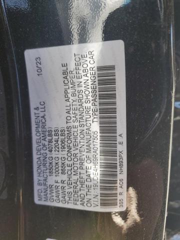 19UDE4H69RA017505 - 2024 ACURA INTEGRA A-SPEC TECH BLACK photo 12