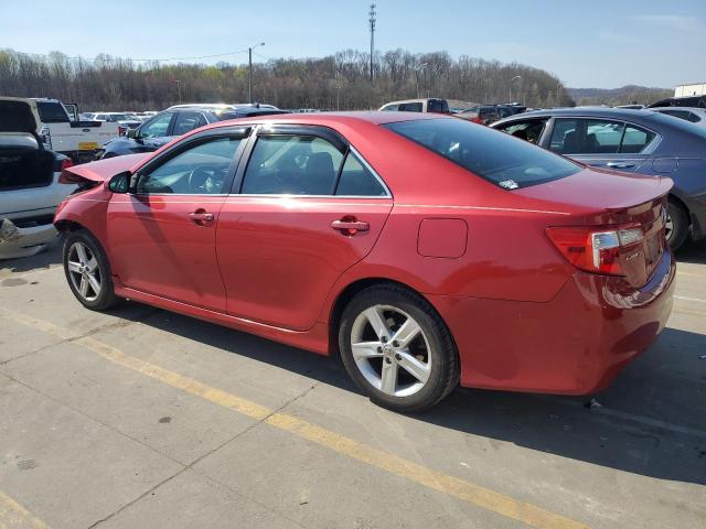 4T1BF1FK4DU637733 - 2013 TOYOTA CAMRY L RED photo 2