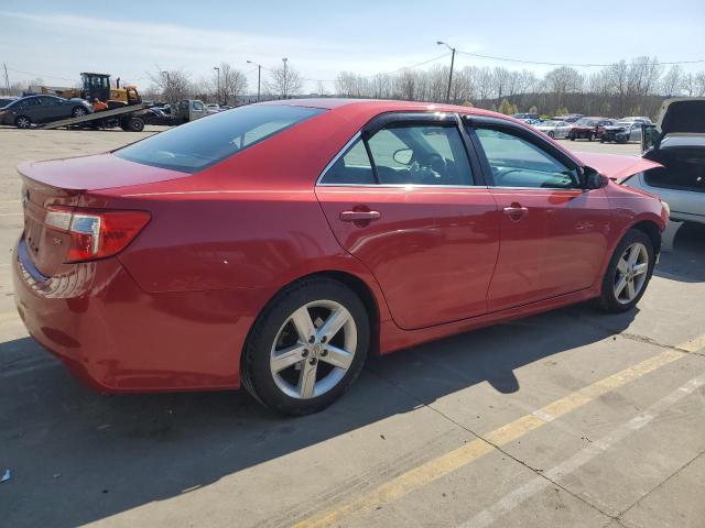 4T1BF1FK4DU637733 - 2013 TOYOTA CAMRY L RED photo 3