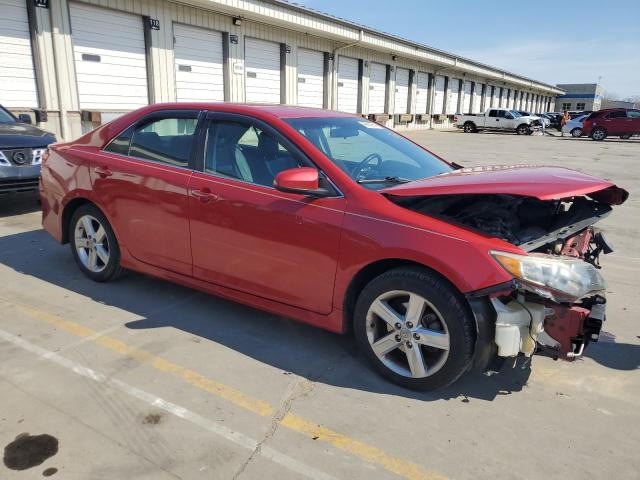 4T1BF1FK4DU637733 - 2013 TOYOTA CAMRY L RED photo 4